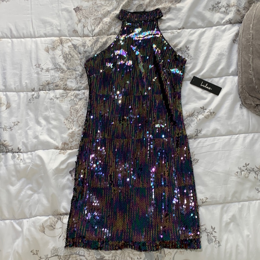 Brand New Halter Sequin Dress